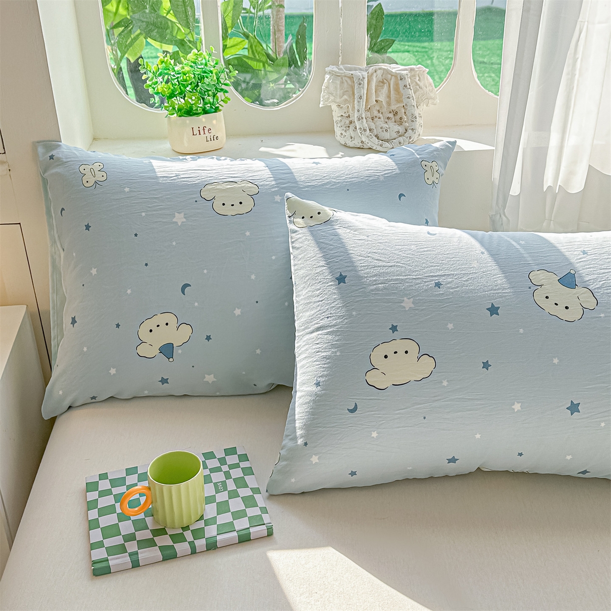 91家纺网 家纺一手货源 找家纺 （总）招财星家纺 2026新款A类水洗棉皱绉纱夏被空调被印花夏凉被子被芯（带质检报告买家秀）