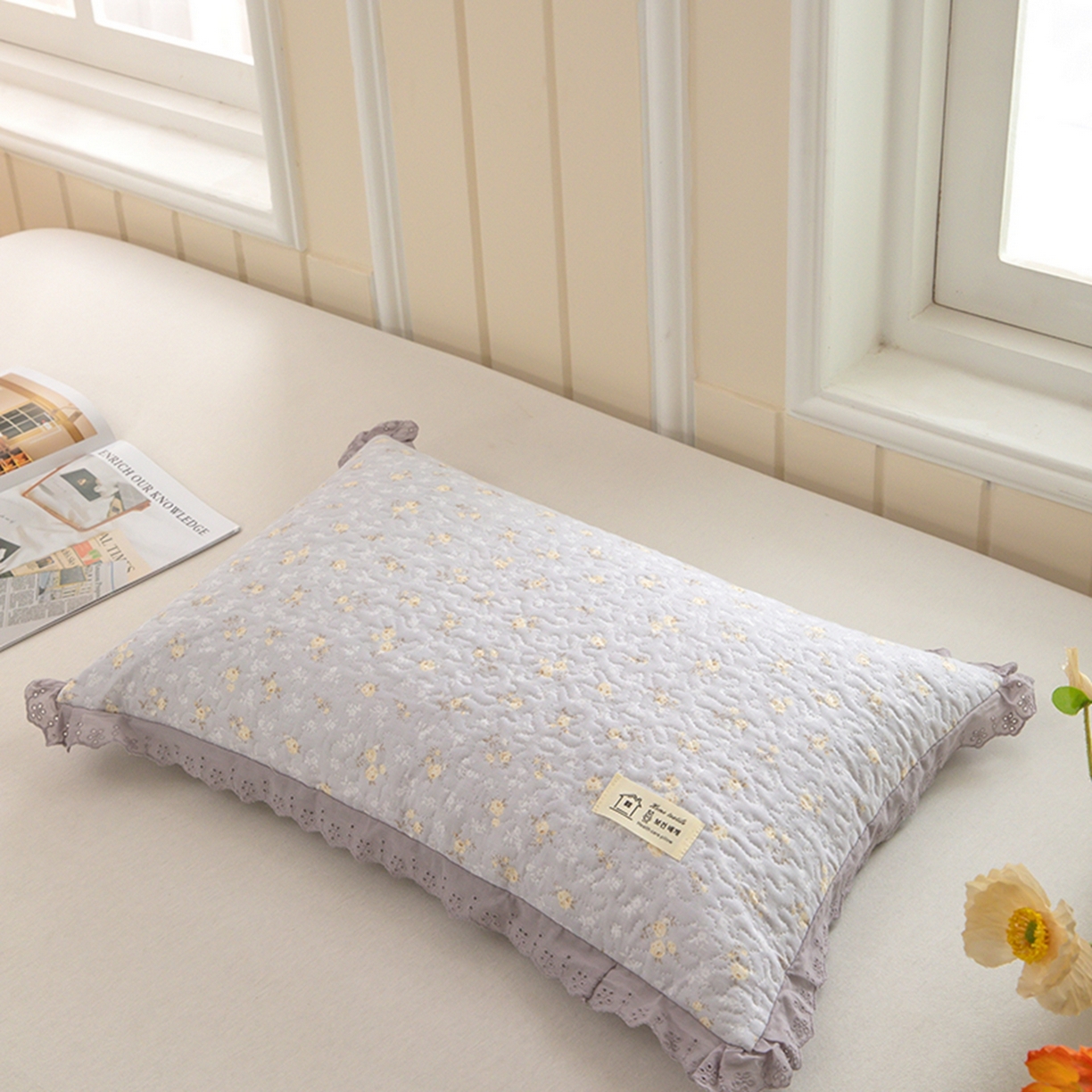 91家纺网 家纺一手货源 找家纺 （总）枕之坊 2026新款绗缝花边荞麦枕枕头枕芯