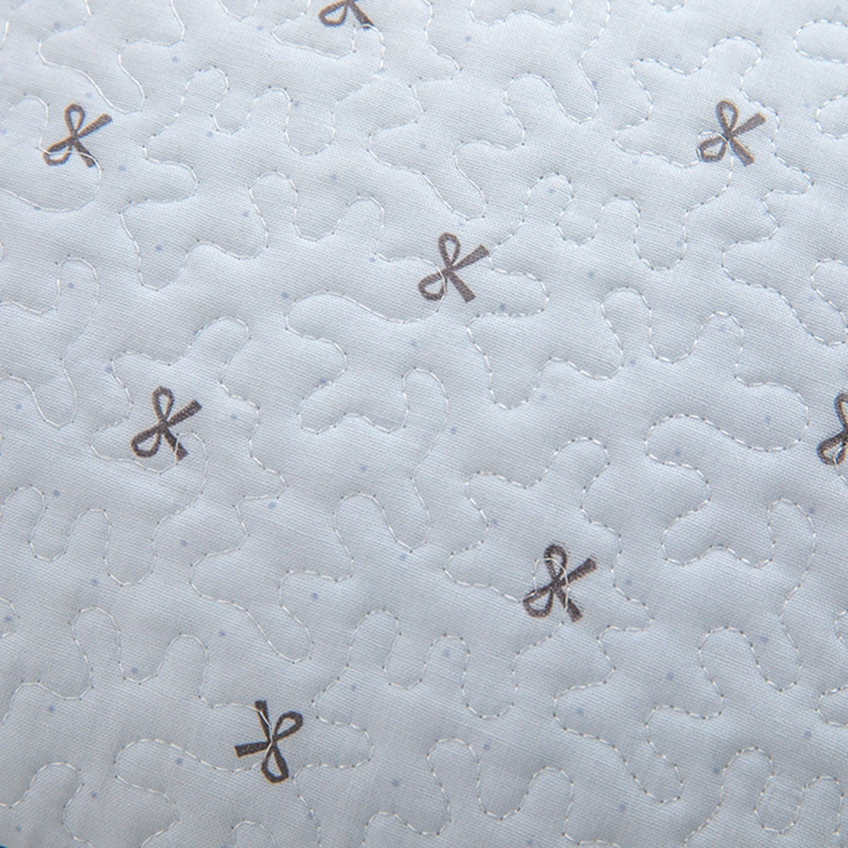 91家纺网 家纺一手货源 找家纺 枕之坊 2026新款绗缝花边荞麦枕枕头枕芯 纤绣花边-蓝色