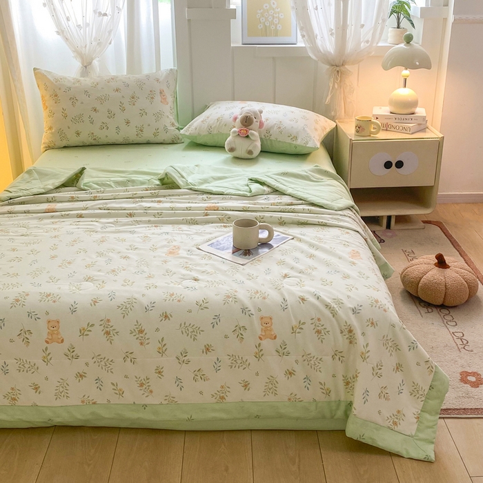 91家纺网 家纺一手货源 找家纺 羽梦家纺 2026新款新疆棉花全棉夏凉被被子被芯丽都倩影