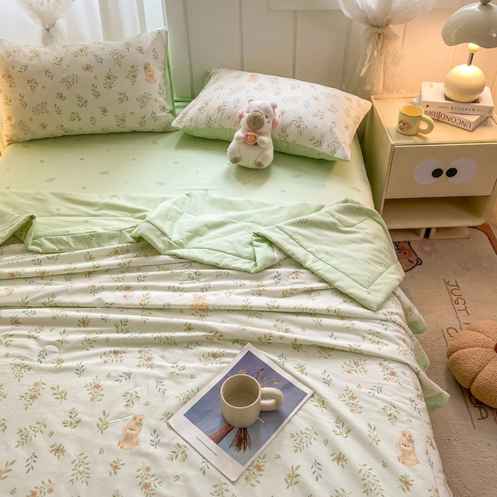 91家纺网 家纺一手货源 找家纺 羽梦家纺 2026新款新疆棉花全棉夏凉被被子被芯丽都倩影