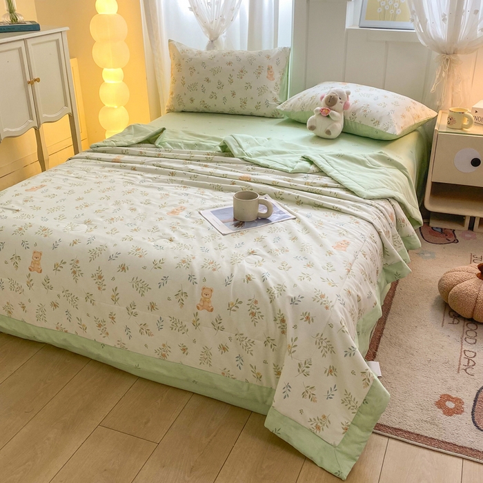 91家纺网 家纺一手货源 找家纺 羽梦家纺 2026新款新疆棉花全棉夏凉被被子被芯丽都倩影