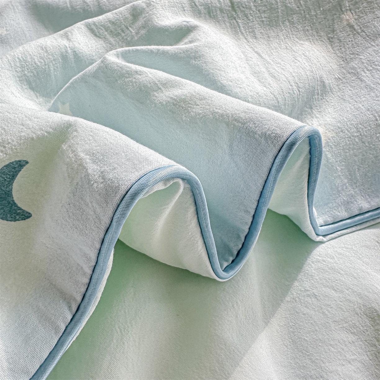 91家纺网 家纺一手货源 找家纺 （总）招财星家纺 2026新款A类水洗棉皱绉纱夏被空调被印花夏凉被子被芯（带质检报告买家秀）