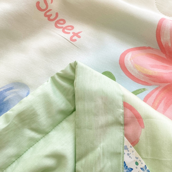 91家纺网 家纺一手货源 找家纺 羽梦家纺 2026新款新疆棉花全棉夏凉被被子被芯恋恋花语