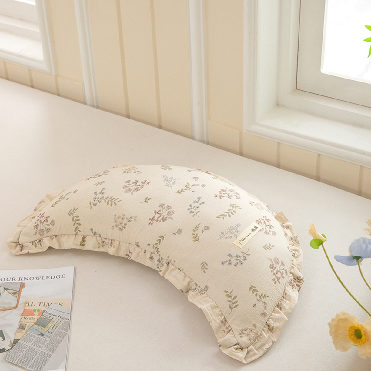 91家纺网 家纺一手货源 找家纺 （总）枕之坊 2026新款棉麻月牙荞麦枕枕头枕芯