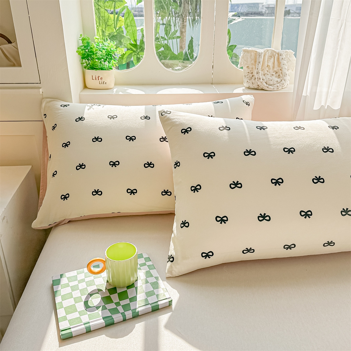 91家纺网 家纺一手货源 找家纺 招财星家纺 2026新款A类水洗棉皱绉纱夏被空调被印花夏凉被子被芯（带质检报告买家秀） 蝴蝶结