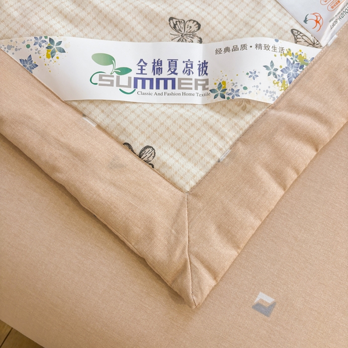 91家纺网 家纺一手货源 找家纺 羽梦家纺 2026新款新疆棉花全棉夏凉被被子被芯南山蝴蝶