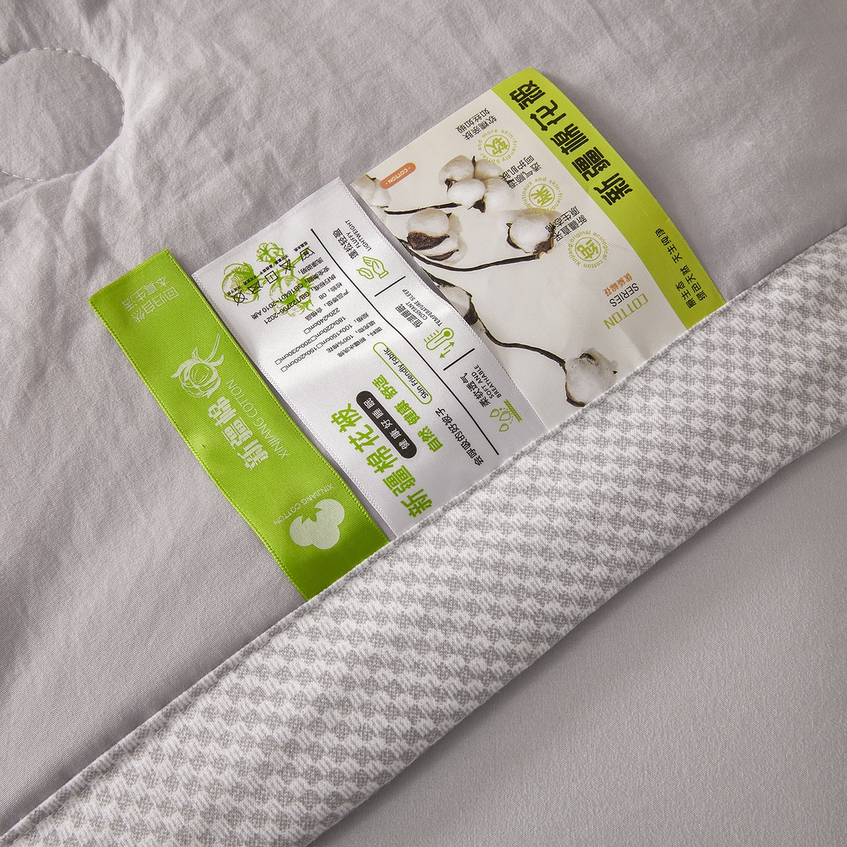 91家纺网 家纺一手货源 找家纺 罗布斯 2026新款高克重纯色简约风小清新花卉风水洗棉空调被夏被100%新疆棉花夏凉被（买家秀加微) 星辰灰