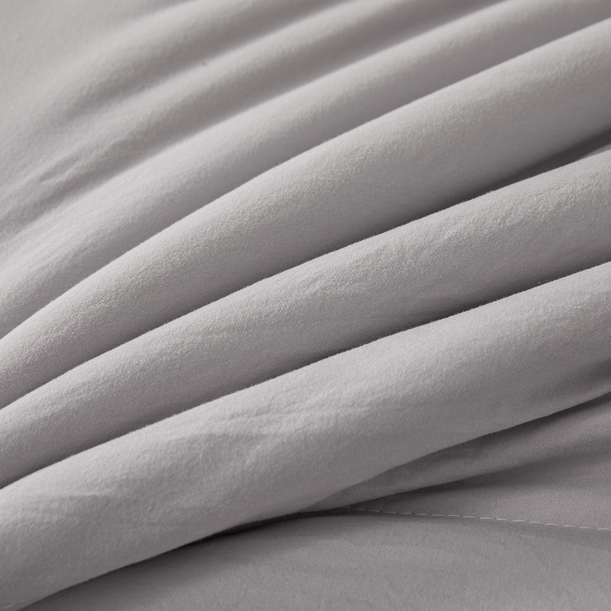 91家纺网 家纺一手货源 找家纺 罗布斯 2026新款高克重纯色简约风小清新花卉风水洗棉空调被夏被100%新疆棉花夏凉被（买家秀加微) 星辰灰