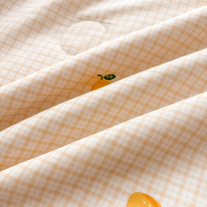 91家纺网 家纺一手货源 找家纺 羽梦家纺 2026新款新疆棉花全棉夏凉被被子被芯柠檬小镇