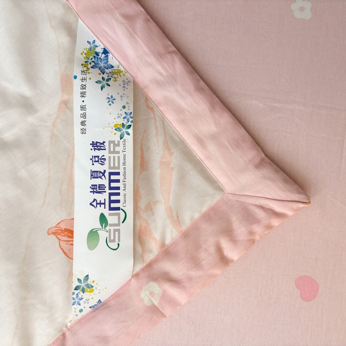 91家纺网 家纺一手货源 找家纺 羽梦家纺 2026新款新疆棉花全棉夏凉被被子被芯泊影枫叶