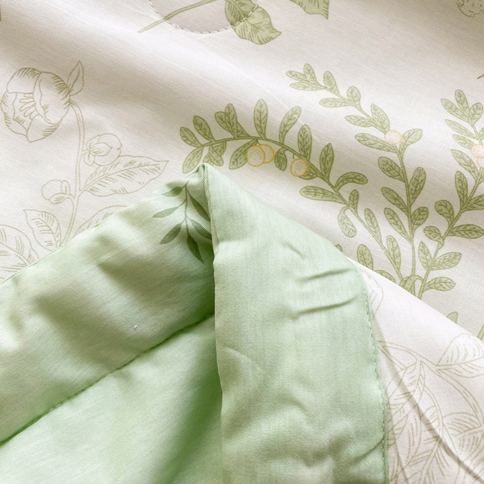 91家纺网 家纺一手货源 找家纺 羽梦家纺 2026新款新疆棉花全棉夏凉被被子被芯沁雨花叶