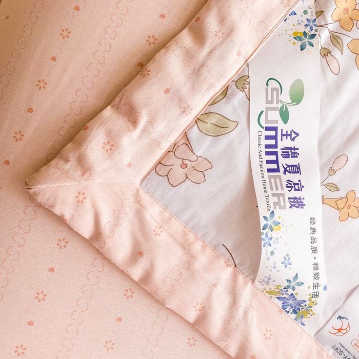 91家纺网 家纺一手货源 找家纺 羽梦家纺 2026新款新疆棉花全棉夏凉被被子被芯清风小兔