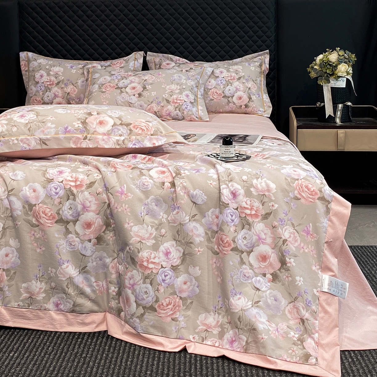 91家纺网 家纺一手货源 找家纺 （总）佳品居 2026新款凉感天丝棉印花系列水洗真丝夏被四件套