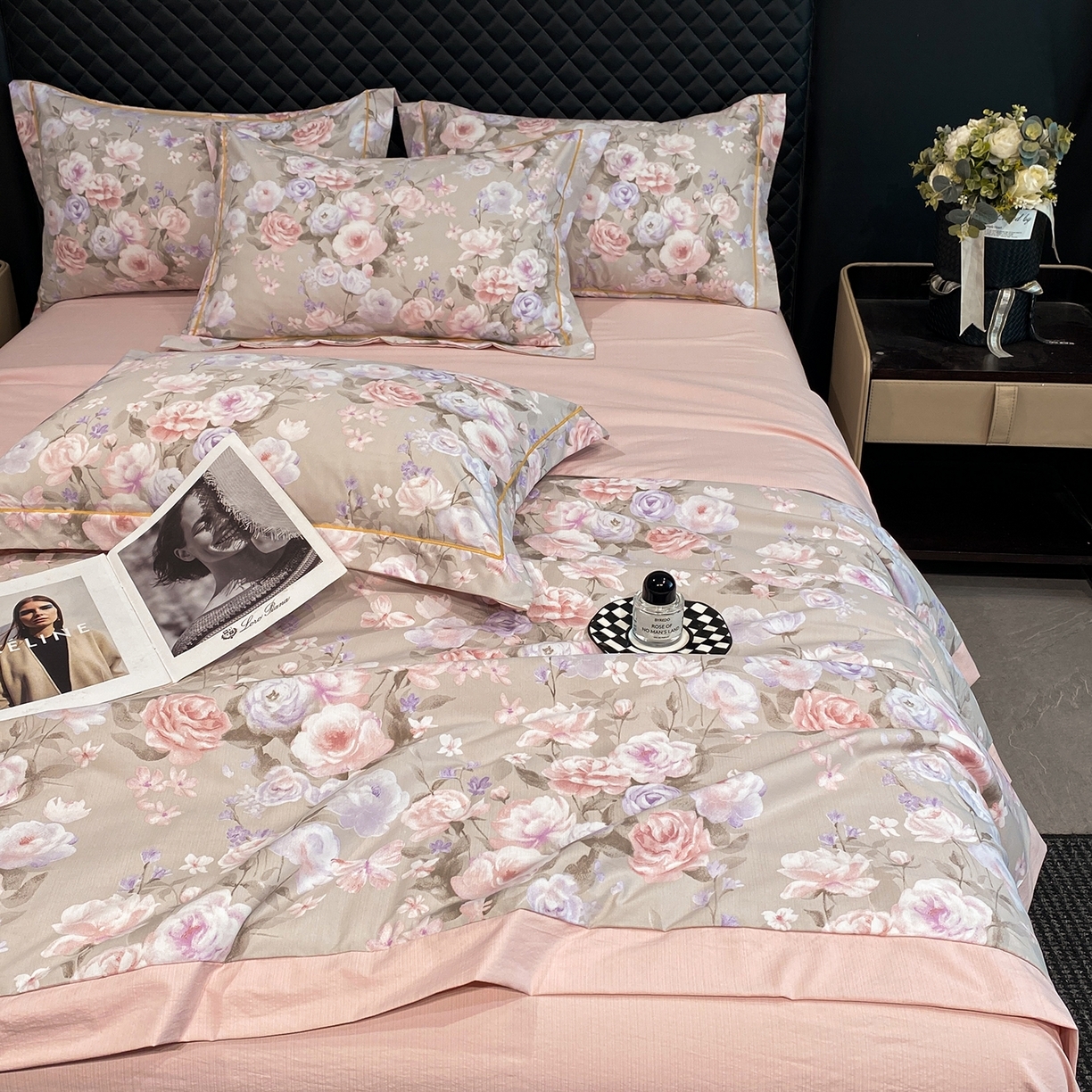 91家纺网 家纺一手货源 找家纺 （总）佳品居 2026新款凉感天丝棉印花系列水洗真丝夏被四件套