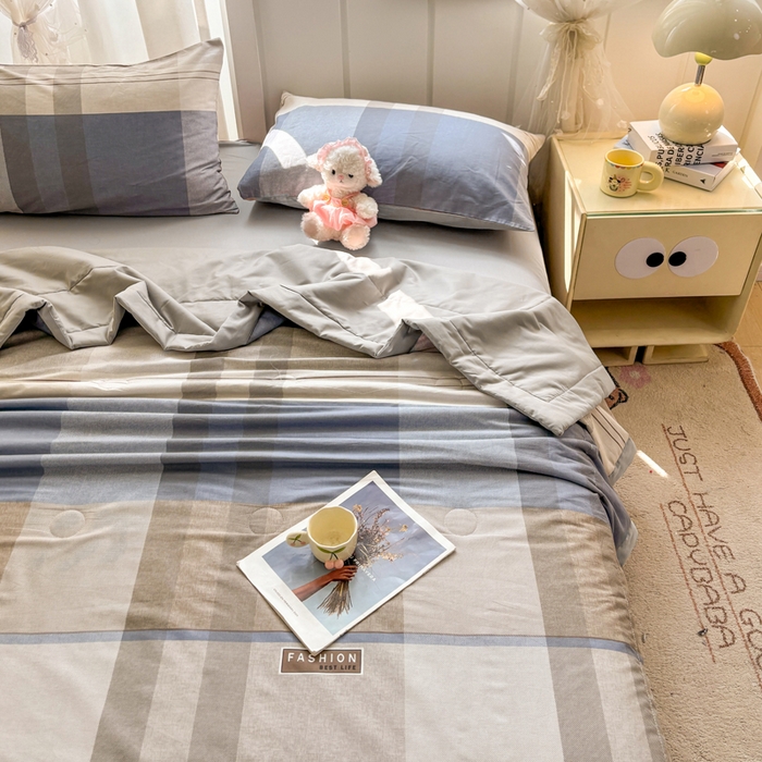 91家纺网 家纺一手货源 找家纺 羽梦家纺 2026新款新疆棉花全棉夏凉被被子被芯韶华