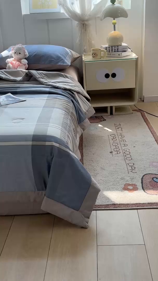 91家纺网 家纺一手货源 找家纺 羽梦家纺 2026新款新疆棉花全棉夏凉被被子被芯韶华