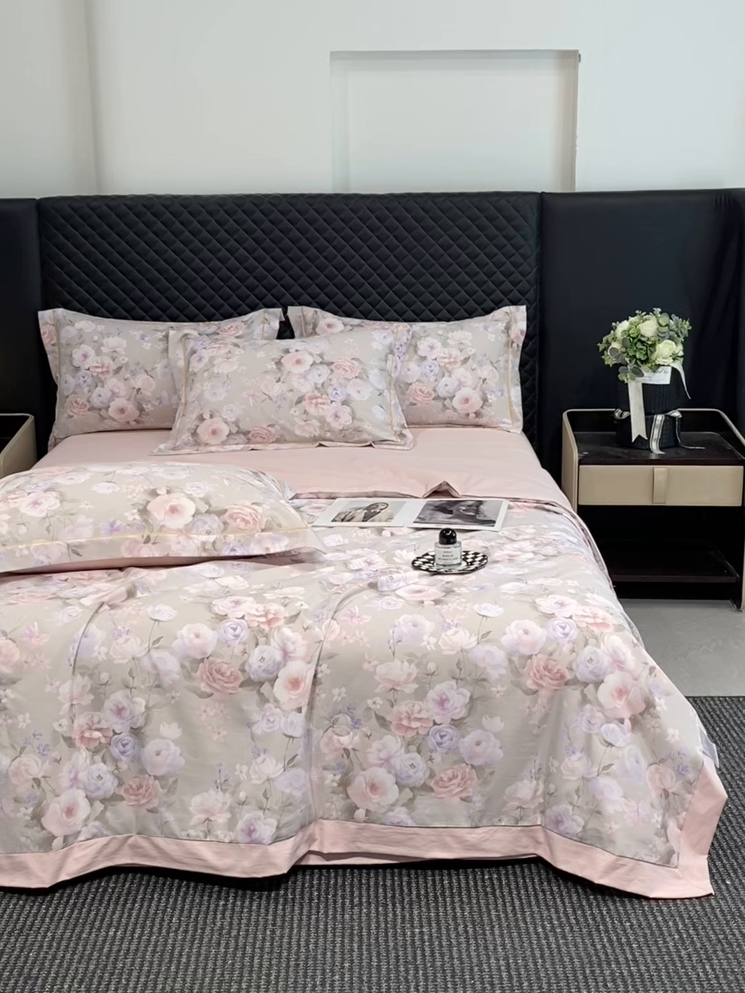 91家纺网 家纺一手货源 找家纺 （总）佳品居 2026新款凉感天丝棉印花系列水洗真丝夏被四件套