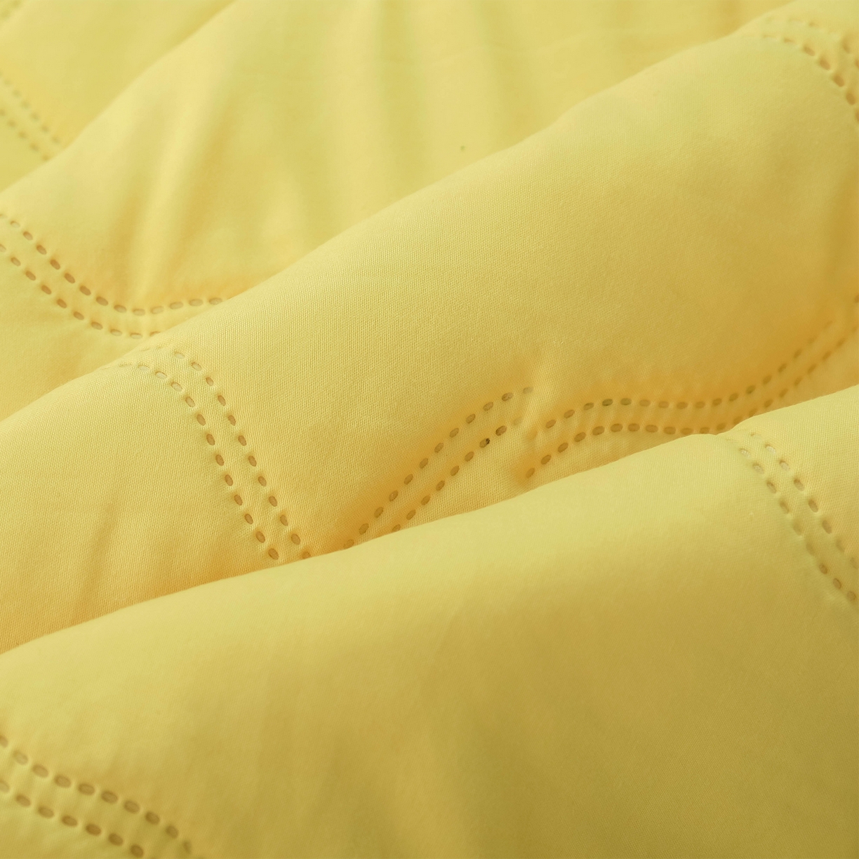 91家纺网 家纺一手货源 找家纺 悦织湾家纺 2026新款超声波夏被纯色水洗棉夏凉被批发赠品礼品被供货 夏被-黄