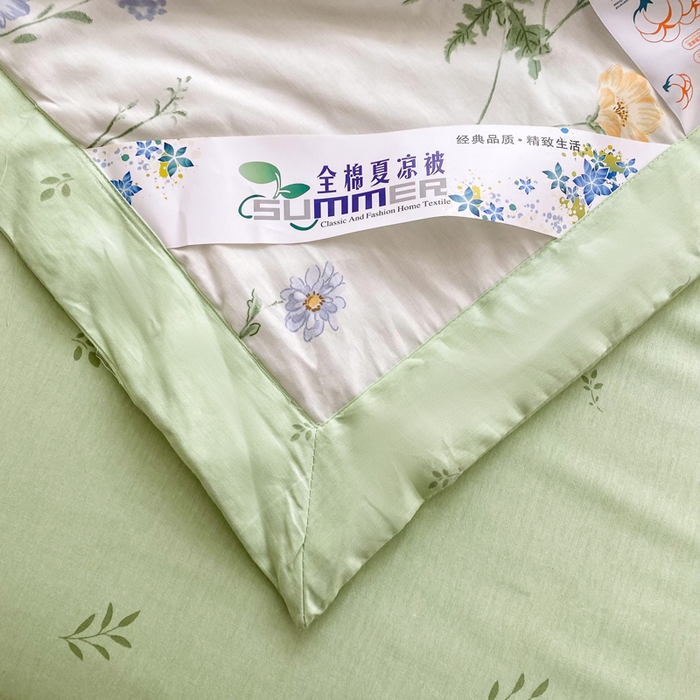 91家纺网 家纺一手货源 找家纺 羽梦家纺 2026新款新疆棉花全棉夏凉被被子被芯时光花间