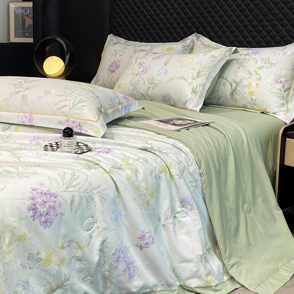 91家纺网 家纺一手货源 找家纺 （总）佳品居 2026新款凉感天丝棉印花系列水洗真丝夏被四件套