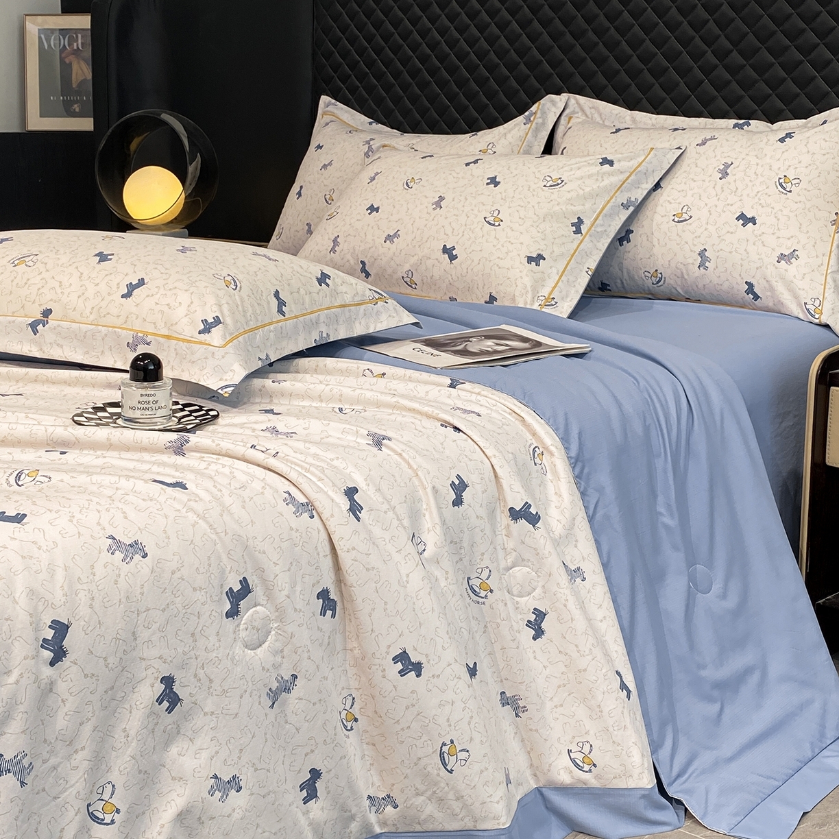 91家纺网 家纺一手货源 找家纺 （总）佳品居 2026新款凉感天丝棉印花系列水洗真丝夏被四件套