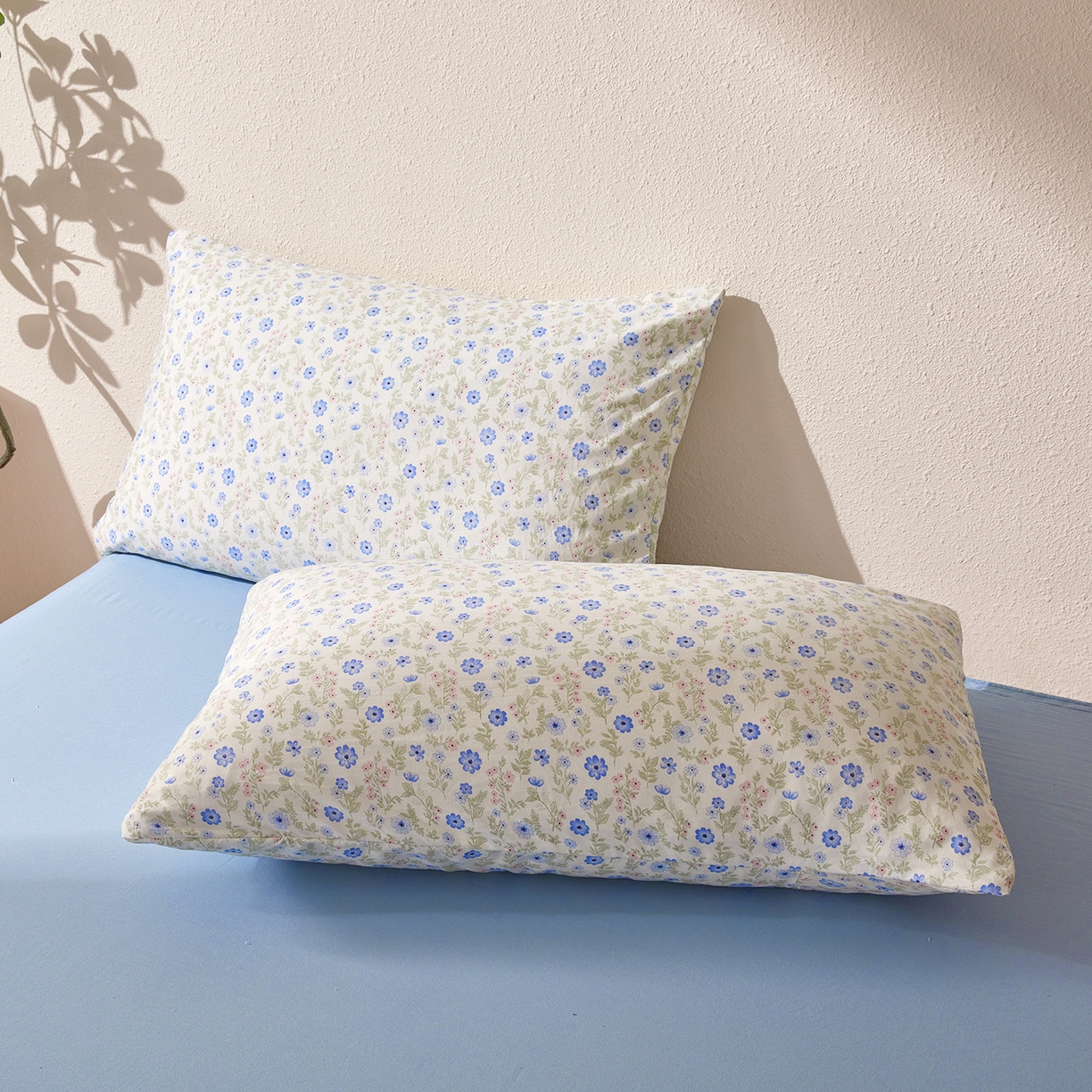 91家纺网 家纺一手货源 找家纺 罗布斯 2026新款高克重纯色简约风小清新花卉风水洗棉空调被夏被100%新疆棉花夏凉被（买家秀加微) 安娜花园