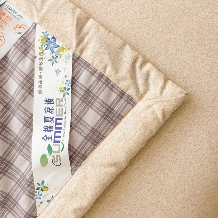 91家纺网 家纺一手货源 找家纺 羽梦家纺 2026新款新疆棉花全棉夏凉被被子被芯甜心乐园-紫