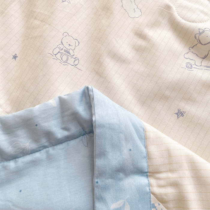 91家纺网 家纺一手货源 找家纺 羽梦家纺 2026新款新疆棉花全棉夏凉被被子被芯星空熊