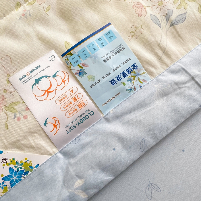 91家纺网 家纺一手货源 找家纺 羽梦家纺 2026新款新疆棉花全棉夏凉被被子被芯遥遥花期