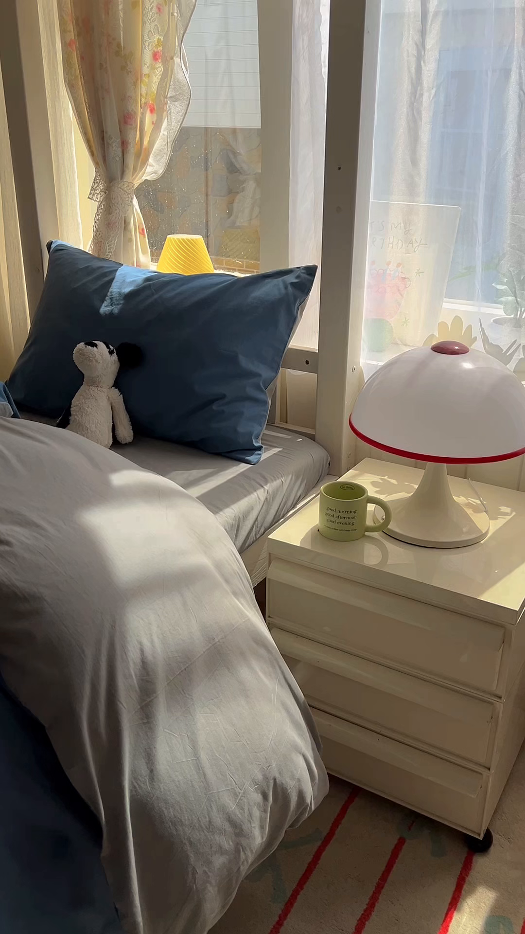 91家纺网 家纺一手货源 找家纺 缦绣阁家纺 2026新款无印风纯色纯棉四件套全棉被套床单床笠被罩学生宿舍上下铺三件套床上用品 雾蓝优雅灰