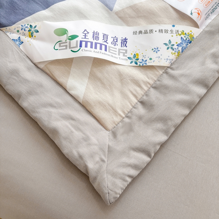 91家纺网 家纺一手货源 找家纺 羽梦家纺 2026新款新疆棉花全棉夏凉被被子被芯悠然海岸