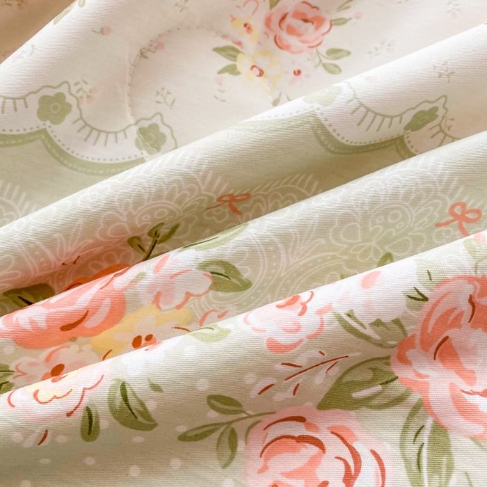 91家纺网 家纺一手货源 找家纺 羽梦家纺 2026新款新疆棉花全棉夏凉被被子被芯云边花漾