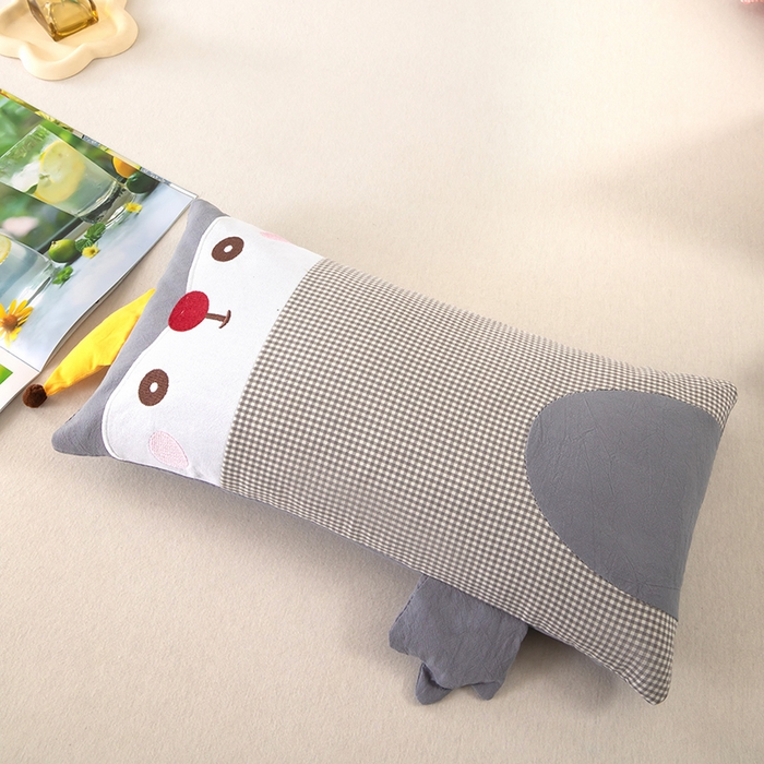 91家纺网 家纺一手货源 找家纺 枕之坊 2026新款新动物乐园荞麦枕枕头枕芯 新动物乐园-蓝色