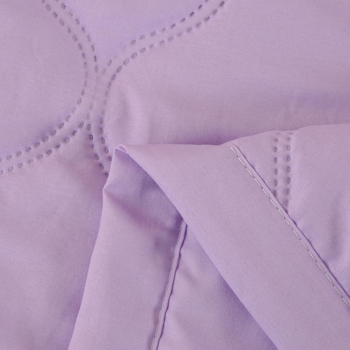 91家纺网 家纺一手货源 找家纺 悦织湾家纺 2026新款超声波夏被纯色水洗棉夏凉被批发赠品礼品被供货 夏被-紫