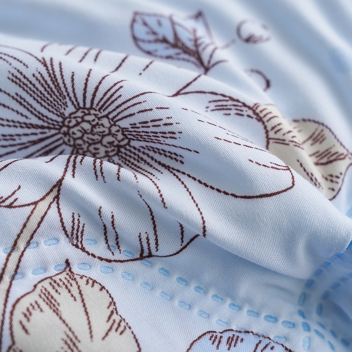 91家纺网 家纺一手货源 找家纺 （总）悦织湾家纺 2026新款超声波夏凉被印花水洗棉夏被供货批发赠品礼品被便宜夏被