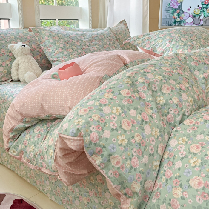 91家纺网 家纺一手货源 找家纺 （总）莱通家纺 2025春夏新款12868印花四件套