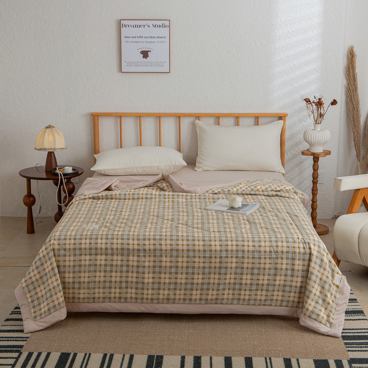 91家纺网 家纺一手货源 找家纺 （总）宜梦家居 2026新款水洗双层纱夏被