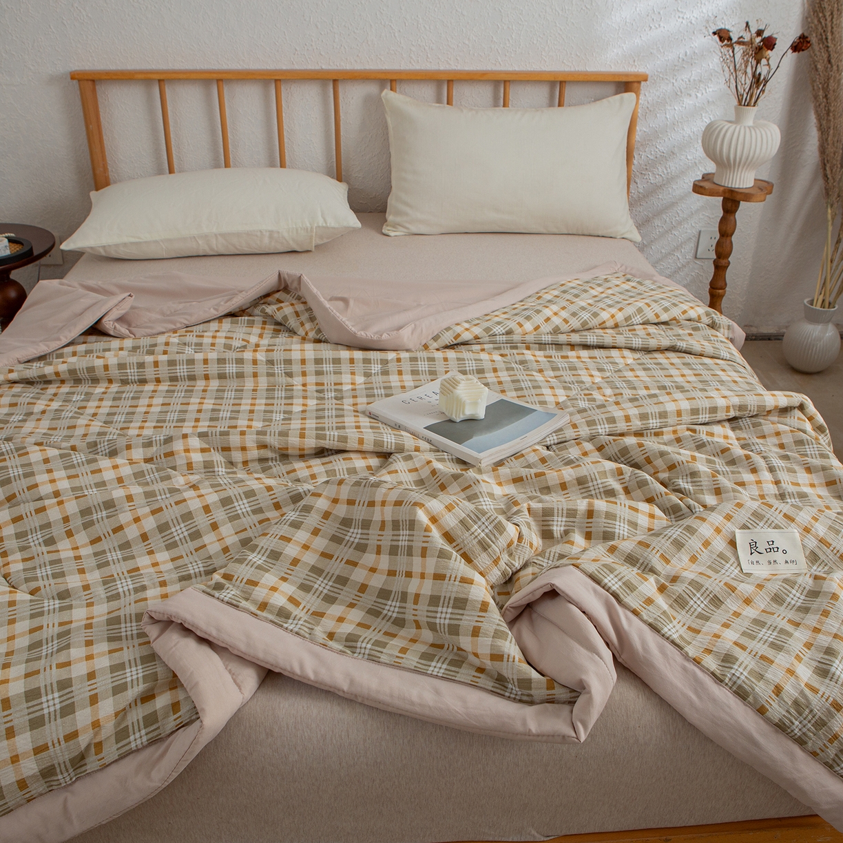 91家纺网 家纺一手货源 找家纺 （总）宜梦家居 2026新款水洗双层纱夏被