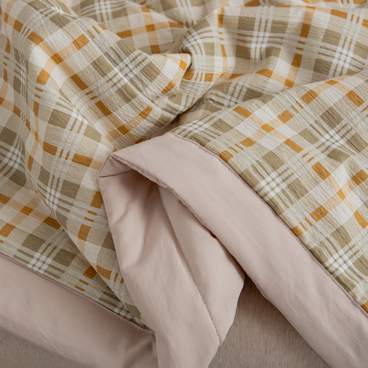 91家纺网 家纺一手货源 找家纺 （总）宜梦家居 2026新款水洗双层纱夏被