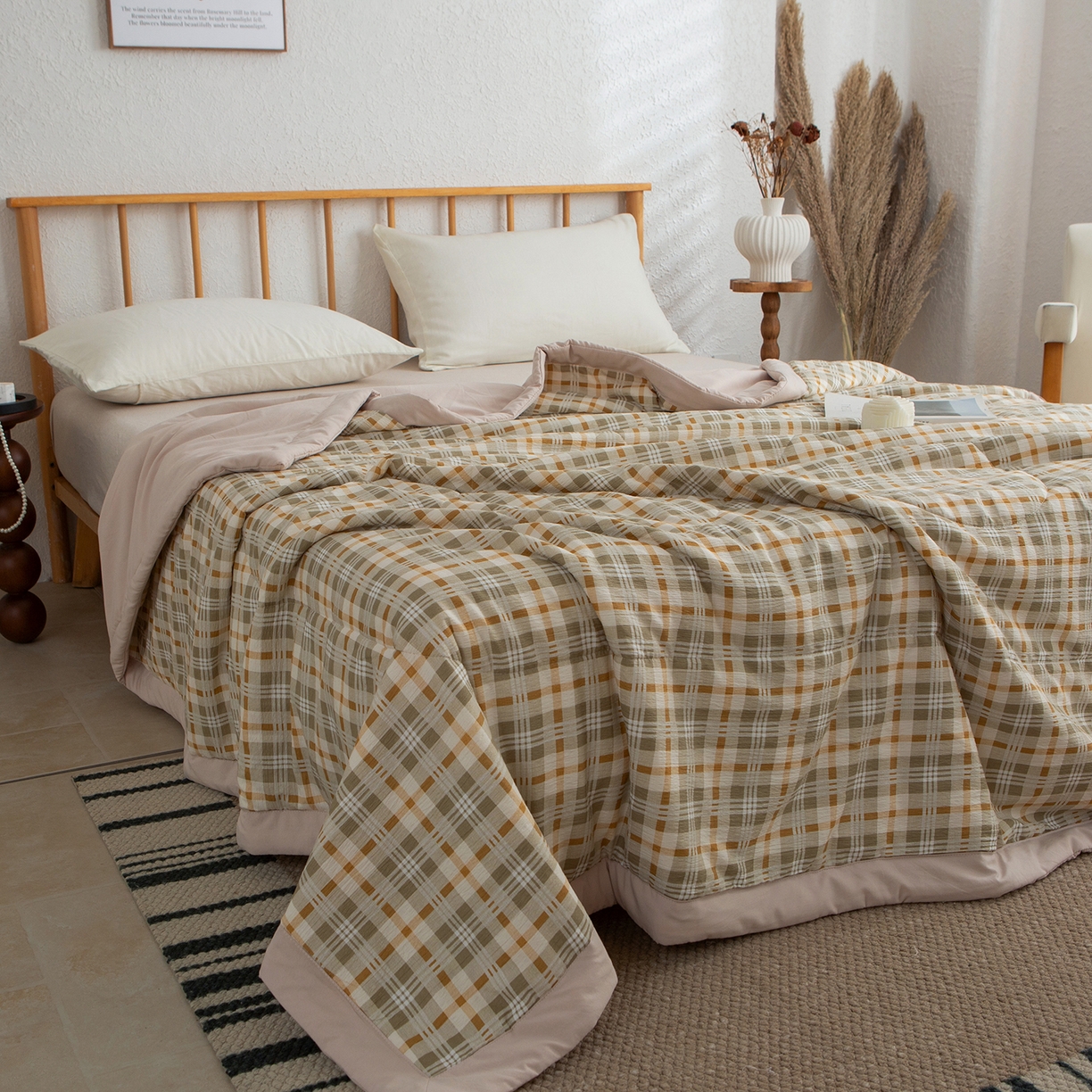 91家纺网 家纺一手货源 找家纺 （总）宜梦家居 2026新款水洗双层纱夏被