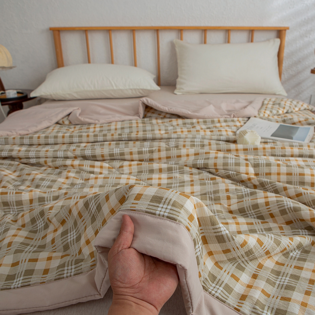 91家纺网 家纺一手货源 找家纺 （总）宜梦家居 2026新款水洗双层纱夏被