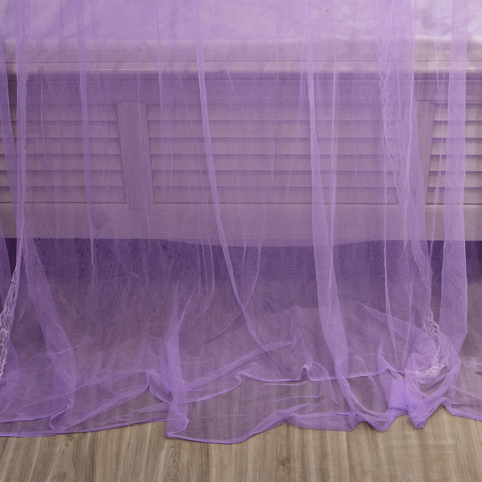 91家纺网 家纺一手货源 找家纺 舞夜盛世 2026新款三开门落地蚊帐宫廷风-华尔兹 华尔兹-紫色 22mm