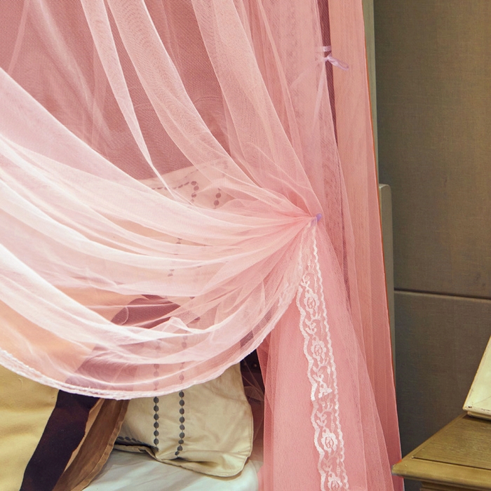 91家纺网 家纺一手货源 找家纺 舞夜盛世 2026新款三开门落地蚊帐宫廷风-华尔兹 华尔兹-玉色 22mm