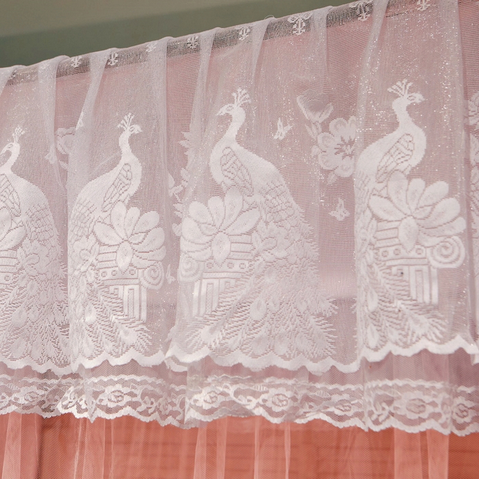 91家纺网 家纺一手货源 找家纺 舞夜盛世 2026新款三开门落地蚊帐宫廷风-华尔兹 华尔兹-玉色 22mm