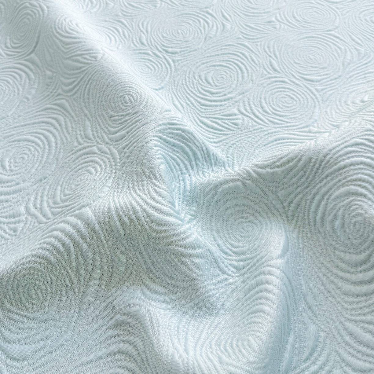 91家纺网 家纺一手货源 找家纺 席都凉席工厂店 2026年款玫瑰提花凉感豆豆席云感亲肤可水洗夏凉软席床裙款-云柔玫瑰 云柔玫瑰-湖水蓝床裙款