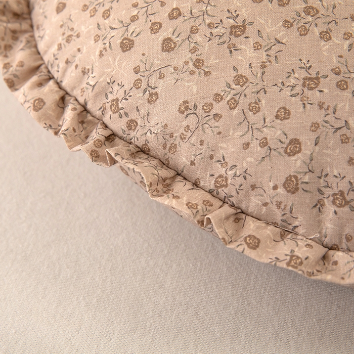 91家纺网 家纺一手货源 找家纺 枕之坊 2026新款碎花月亮荞麦枕枕头枕芯 碎花月亮-咖色