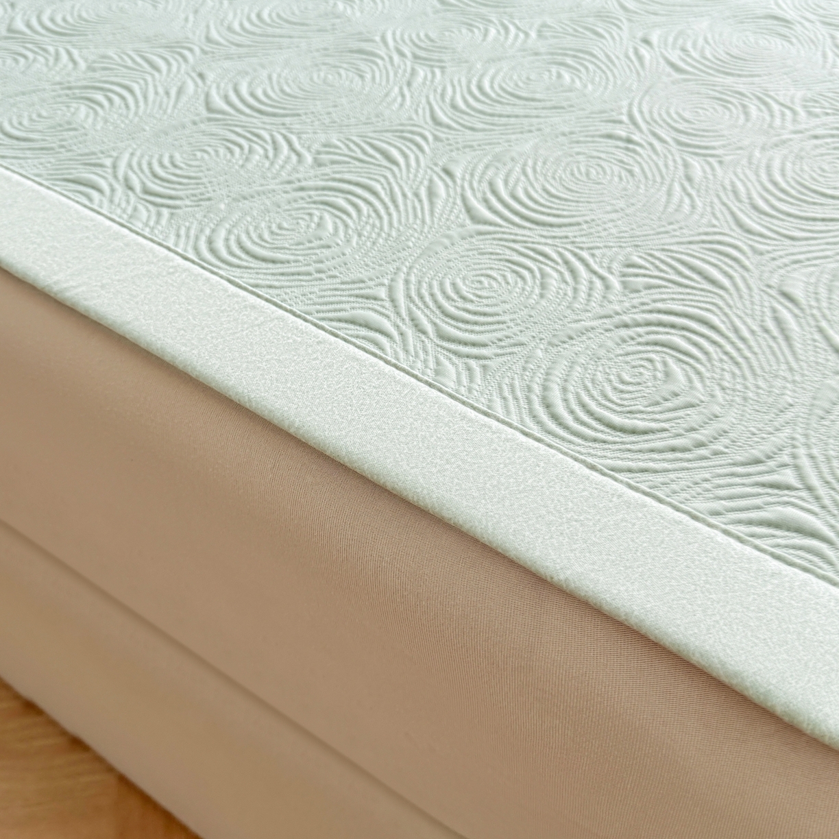 91家纺网 家纺一手货源 找家纺 （总）席都凉席工厂店 2026年款玫瑰提花凉感豆豆席云感亲肤可水洗夏凉软席直角款-云柔玫瑰