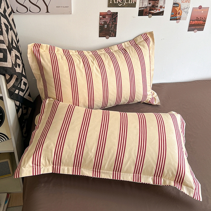 91家纺网 家纺一手货源 找家纺 朵朵家纺 2025新款芦荟棉亲肤印花系列被套单件-单被套 焦糖棕