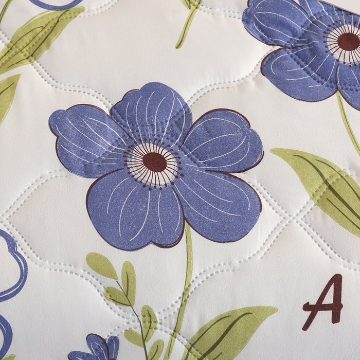 91家纺网 家纺一手货源 找家纺 悦织湾家纺 2026新款超声波夏凉被印花水洗棉夏被供货批发赠品礼品被便宜夏被 花儿朵朵